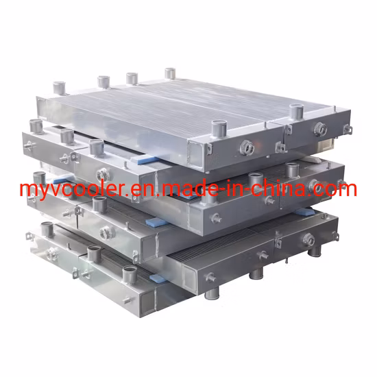 農業機械用アルミ板製作動油クーラー